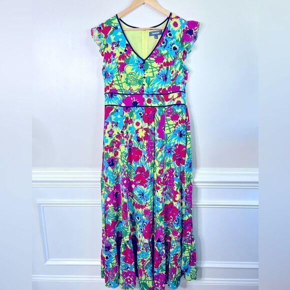 ModCloth eyes on you maxi dress size large - Picture 2 of 7